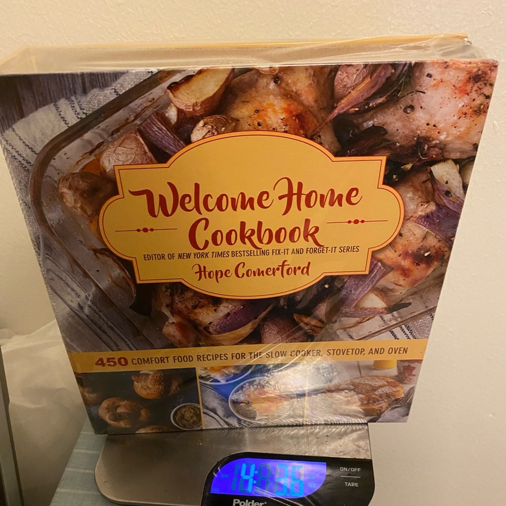 Welcome home cook book
